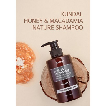 KUNDAL Honey & Macadamia Shampoo - Cherry Blossom
