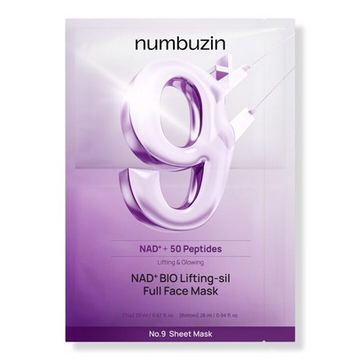 numbuzin No.9 NAD Bio Lifting Full Cover Facial Mask